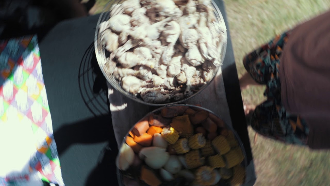 AJS COOKING A HANGI IN A KEG . YouTube
