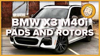 How to REPLACE PADS AND ROTORS on a BMW X3/X4 M40i (G01/G02)