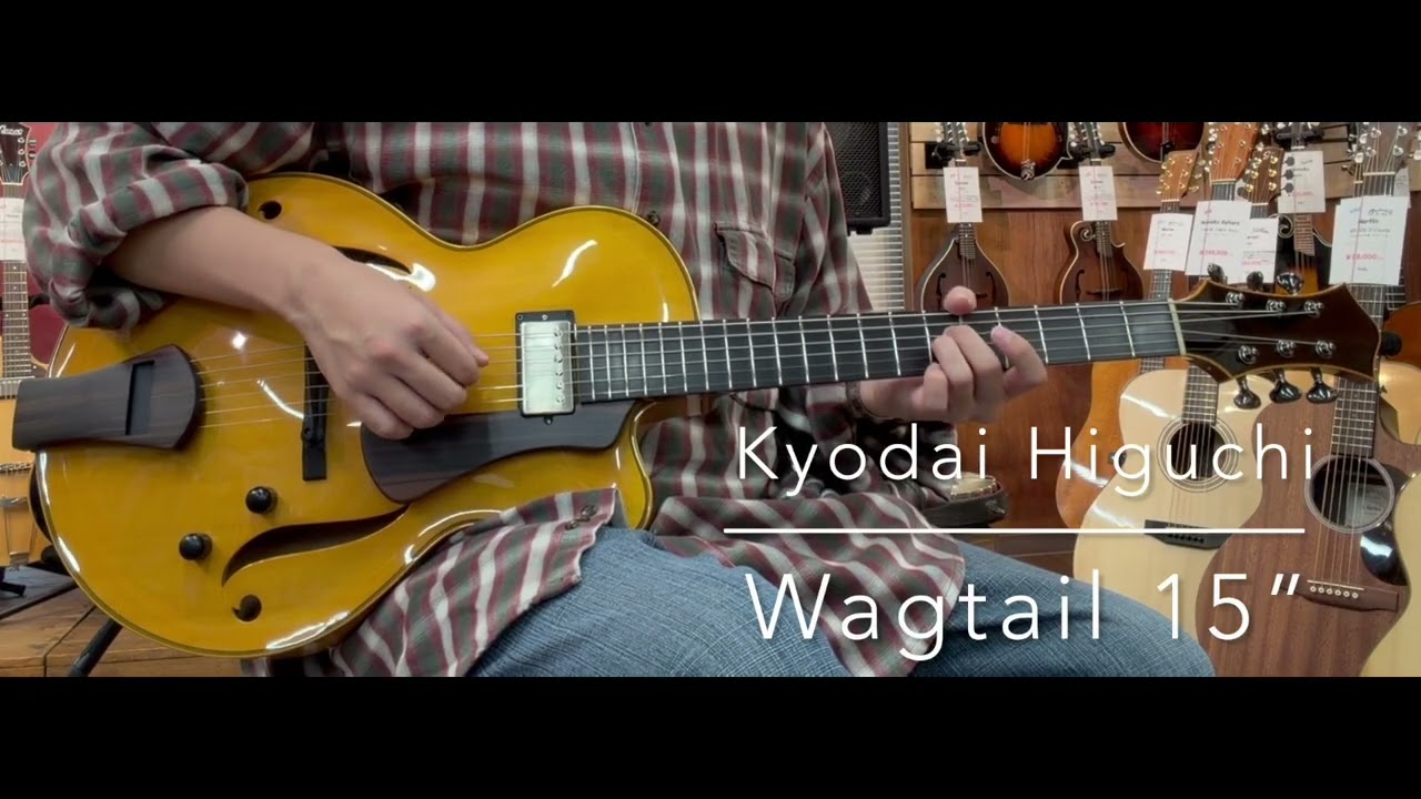 試奏動画】Kyodai Higuchi Wagtail 15” [LASTGUITAR] - YouTube