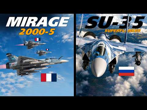 Su-35 Super Flanker Vs 3x Mirage 2000-5 | Digital Combat Simulator | DCS |