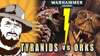 Мультшоу Репорт Warhammer 40k Ork vs Tyranids 1850 pts