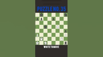 PUZZLE NO 35 ⏩ #CHESS #ONLINECOACHING #shorts #trending #viralvideo #CHESSPUZZLE #CHESSTRICKS #like