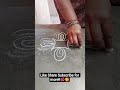 Simple rangoli design new!! FOLLOW FOR MORE CONTENT!! LIKE SHARE AND SUBSCRIBE FOR MORE!! #viral 🥰😍⭐