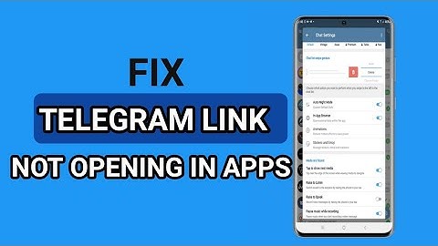 How to Fix Telegram Link Not Opening in App| Fix Telegram Link Not Opening| Video Link Not Opening