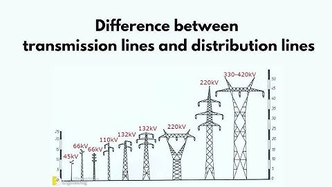 Difference between Transmission and Distribution Lines? #electrical