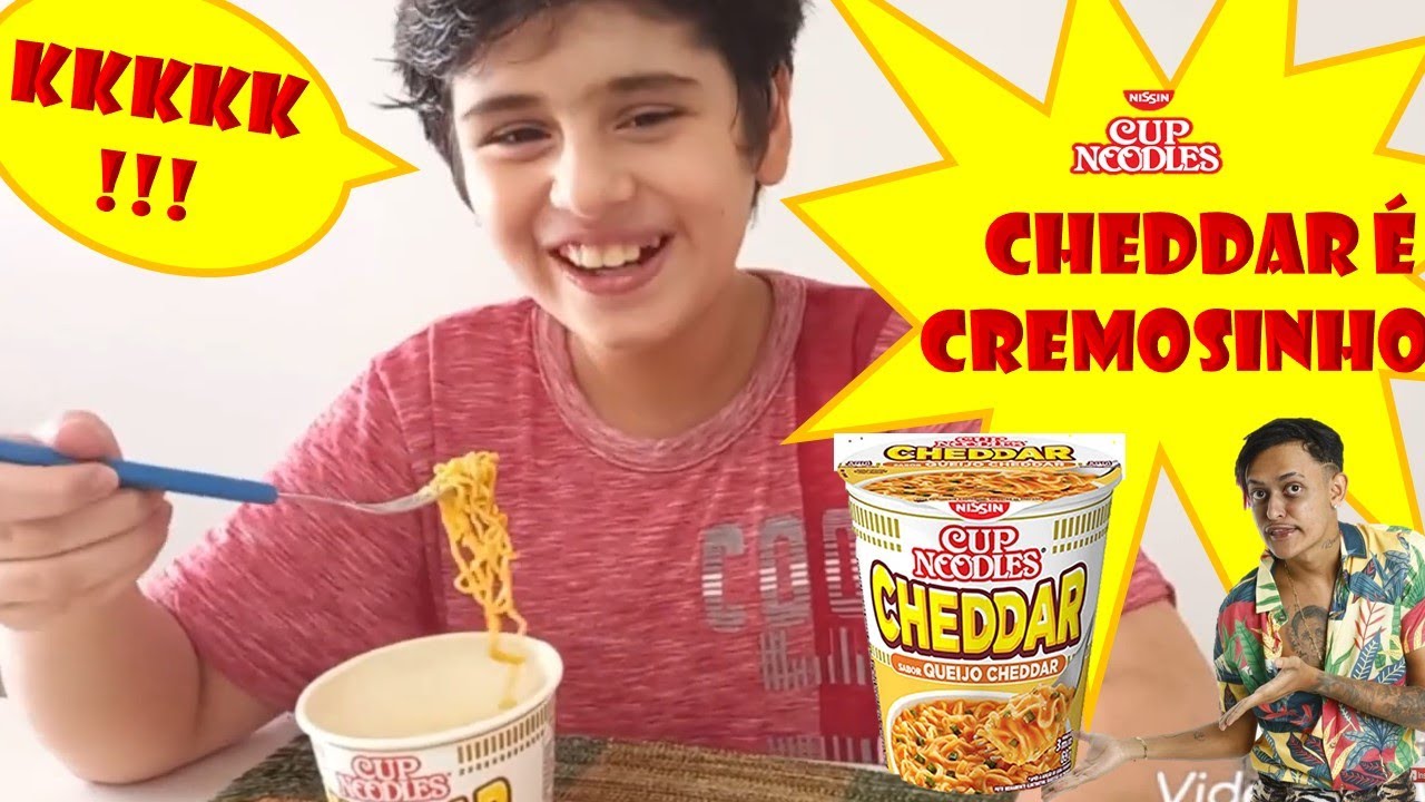 Miojo Curry Vs Cheddar, Qual o Melhor?? Cup Noodles Provando Mais