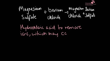 Test for Sulfate Ions. A-Level Chemistry Practical