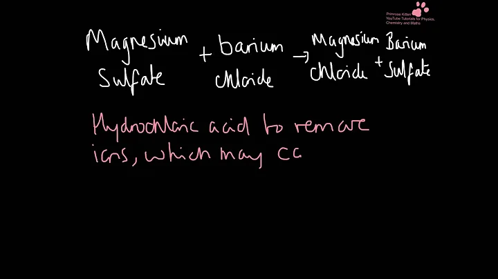 Test for Sulfate Ions. A-Level Chemistry Practical