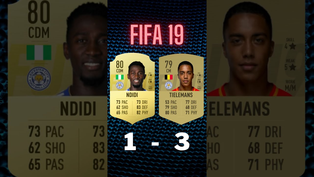Ndidi vs Tielemans Fifa Evolution!
