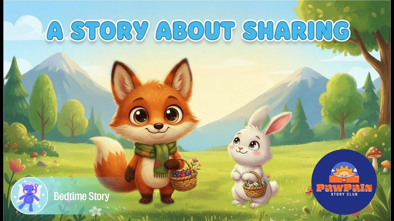 The Little Fox Who Learned to Share 🦊 | Bedtime Story for Kids