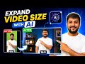 How to Turn Portrait Videos into Widescreen | How to Expand Any Video with AI |