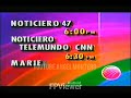 1992 WNJU Telemundo 47 Station ID Lineup