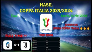 Hasil Final Coppa Italia Tadi Malam - ATALANTA vs JUVENTUS - Coppa Italia 2023/2024