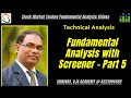 Technical Analysis versus Fundamental Analysis