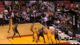 La lakers vs miami heat - january 19,2012(highlights)