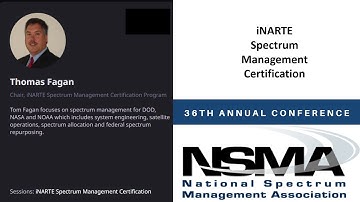 iNARTE Spectrum Management Certification