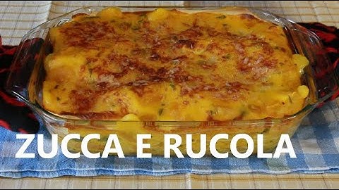 LASAGNA ZUCCA E RUCOLA ricetta lasagna di zucca con rucola lasagna vegetariana