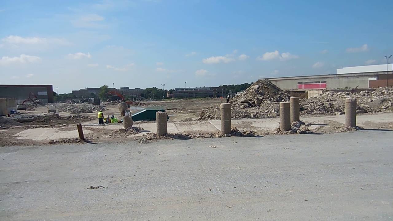 Granite Run Mall demolition update 8/9/16 Part 1 of 3 YouTube