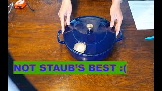 Staub Cast Iron Braiser  A Look and Impressions, Comparison with Le Creuset