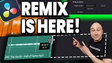 Save Time with AI MUSIC EDITOR (Remix) in DaVinci Resolve 20!