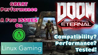 DOOM Eternal - RX 9070 XT Linux Performance (Bazzite Linux 42)