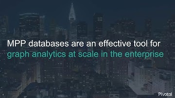 Graph Analytics on Greenplum with Apache MADlib