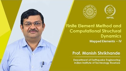 Lecture 34 Mapped Elements – IV