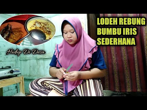 Resep Lodeh Rebung Bumbu Iris