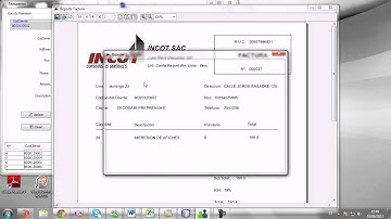 Sistema de Facturas con Reportes y Base de Datos en Sql Server 2008
