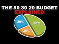 The 50 30 20 Budget Rule | Budgeting Your Money in 2021