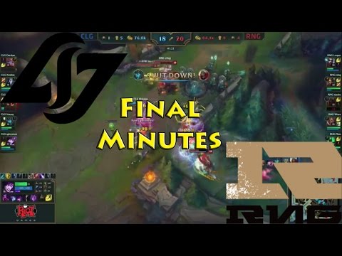 Breathtaking final minutes between CLG vs RNG