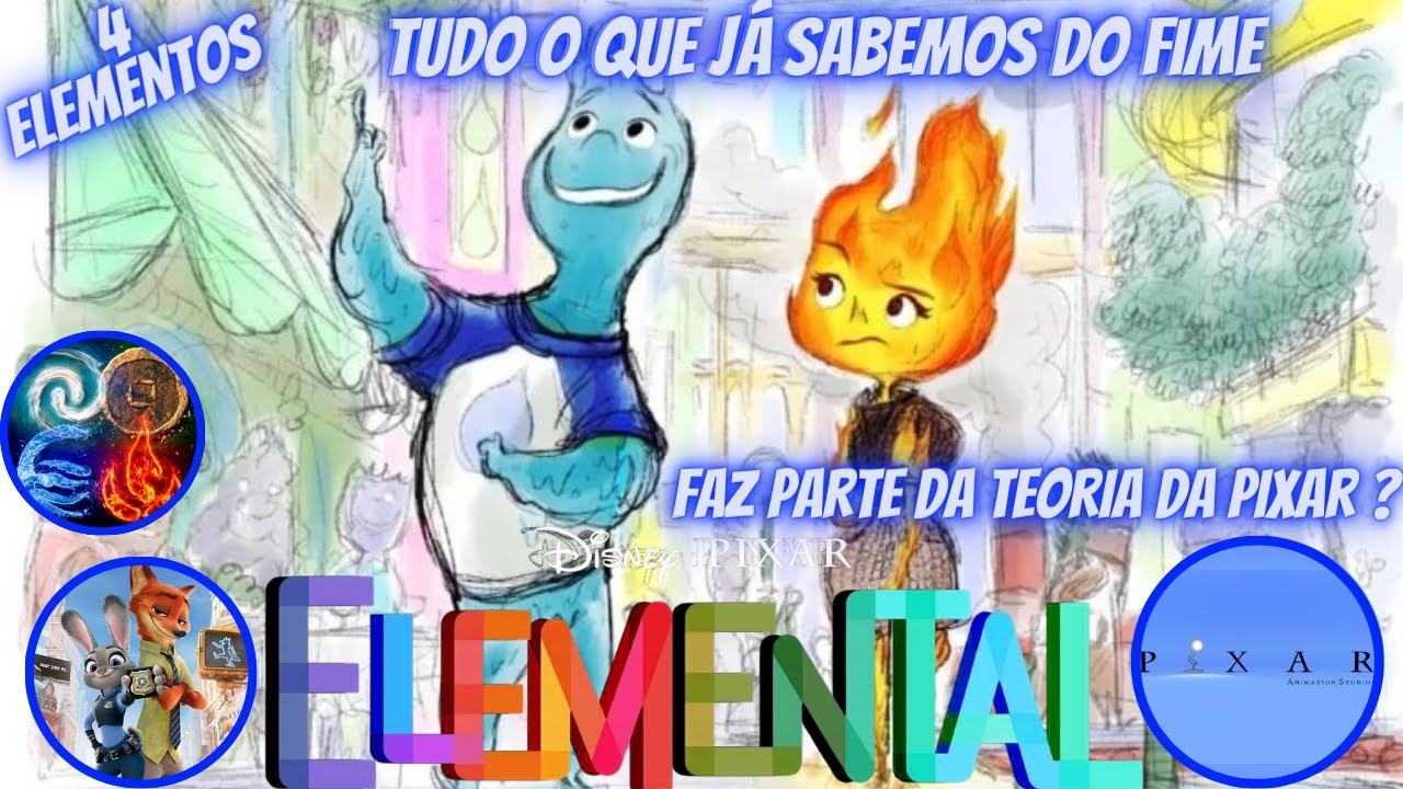 caracaaaa o filme do fogo e água #fy #clickjogos #disney #pixar #eleme