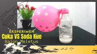 EKSPERIMEN SODA KUE VS CUKA - apa yang akan terjadi..????