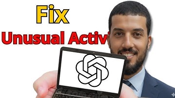 How To Fix Unusual Activity Has Been Detected From Your Device in ChatGPT (Full Guide 2025)