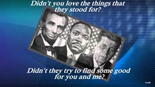 Video thumbnail of "Abraham, Martin and John by Dion w /Lyrics (HD)"