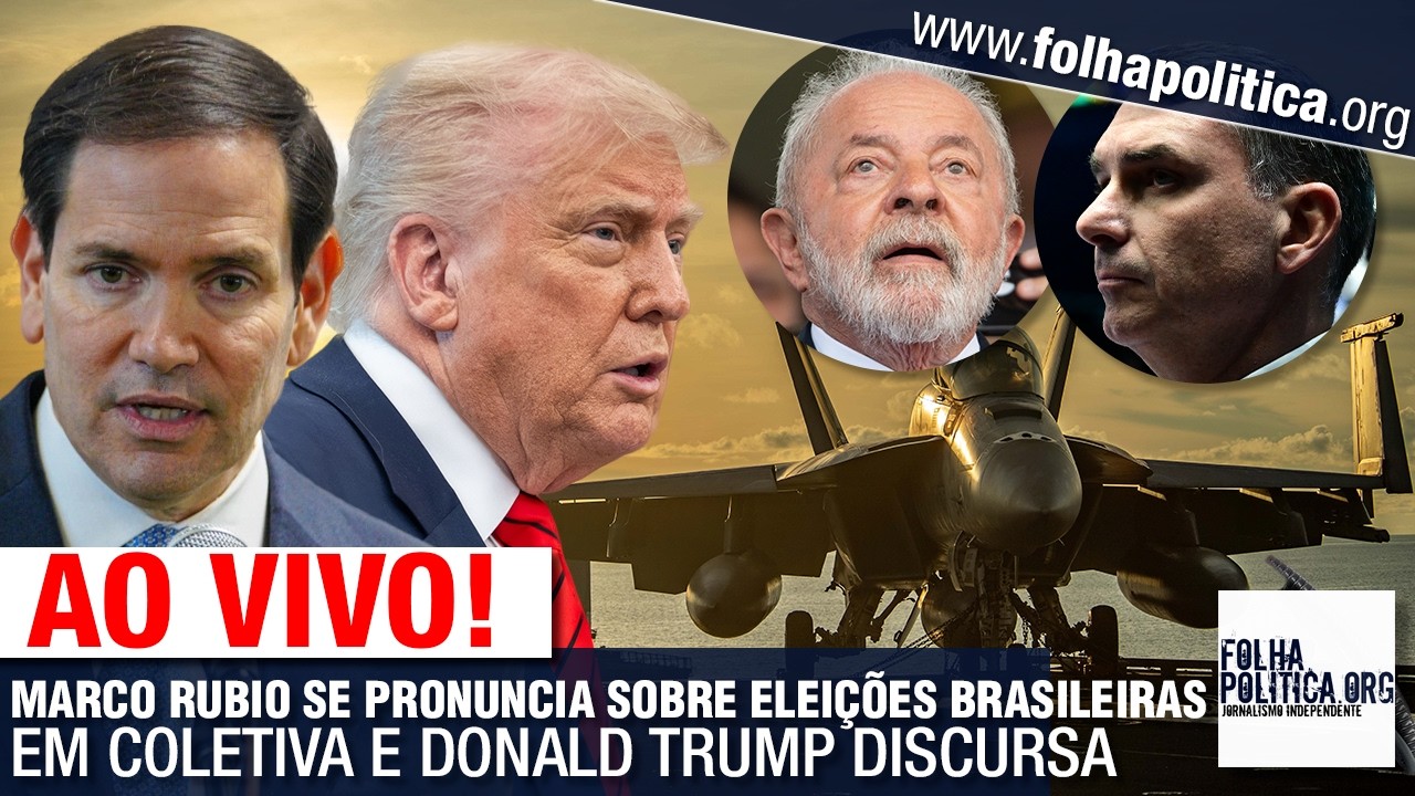 AO VIVO: MARCO RUBIO SE PRONUNCIA SOBRE ELEIÇÕES BRASILEIRAS EM COLETIVA E DONALD TRUMP DISCURSA