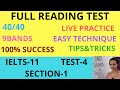 IELTS GENERAL TRAINING READING - Visitors Attraction in Southern England -Section 1 Test 4 IELTS -11