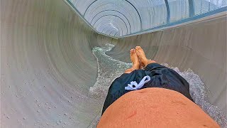 Tunnel Water Slide at ⁦Therme St.Kathrein #waterpark @Gezen-Adam