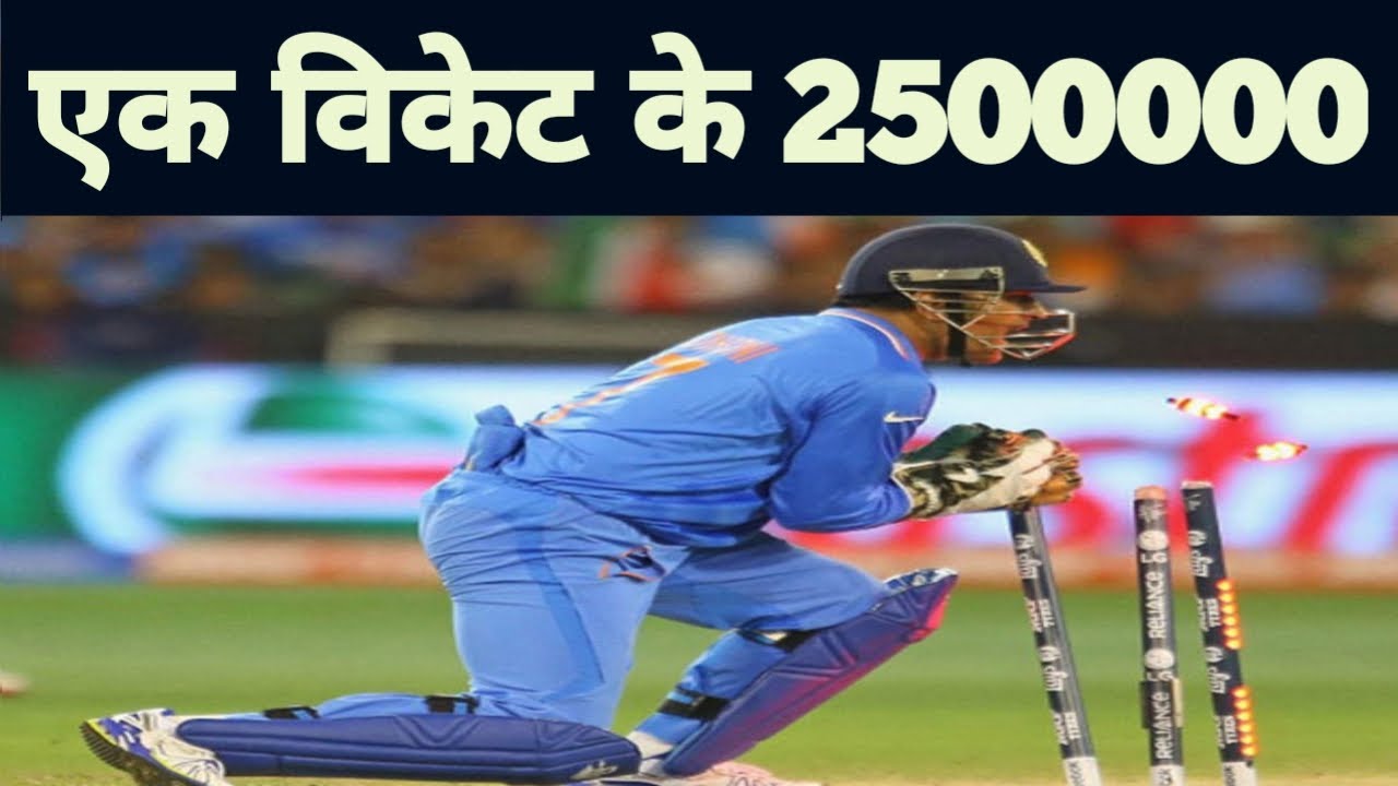 What is the one Wicket in cricket ek wicket ki price kitni hoti hai