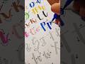 Brush Calligraphy Tutorial For Beginners | @ArtForAllbySaumya #calligraphy #art #easy #satisfying