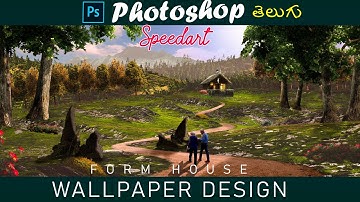 Alone House Photoshop Speed Art Tutorial Telugu Matte painting Manipulation Editing Tips Techniques