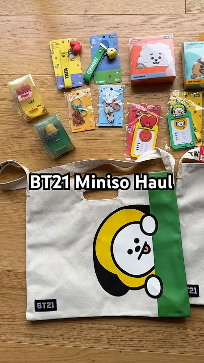 BT21 Miniso Haul 💜 Prepping for BTS FESTA Month Like a True ARMY! #bt21 #btsarmy