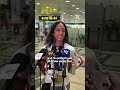 Singapore sprinter Shanti Pereira touches down at Changi Airport after Asian Games success