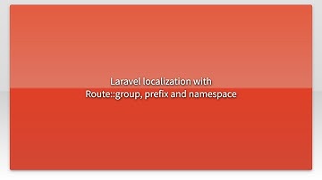 Laravel localization with Route::group, prefix and namespace