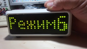 часы ардуино ds3231 max7219 ds18b20