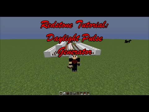 Redstone Tutorial: Daylight Pulse Generator