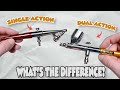 Single Action vs. Double Action Airbrushes: What's the Difference?