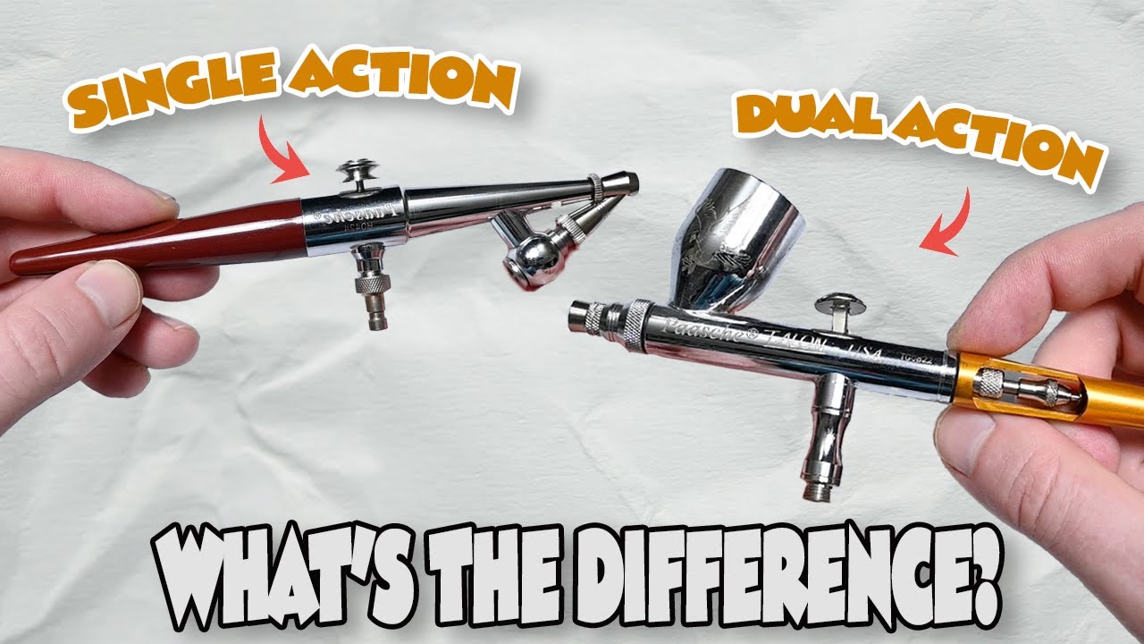 Single Action vs. Double Action Airbrushes: What's the Difference?
