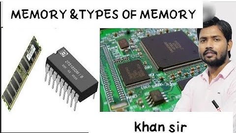 #memory #khansir ,what is memory/computer memory?Types of memory