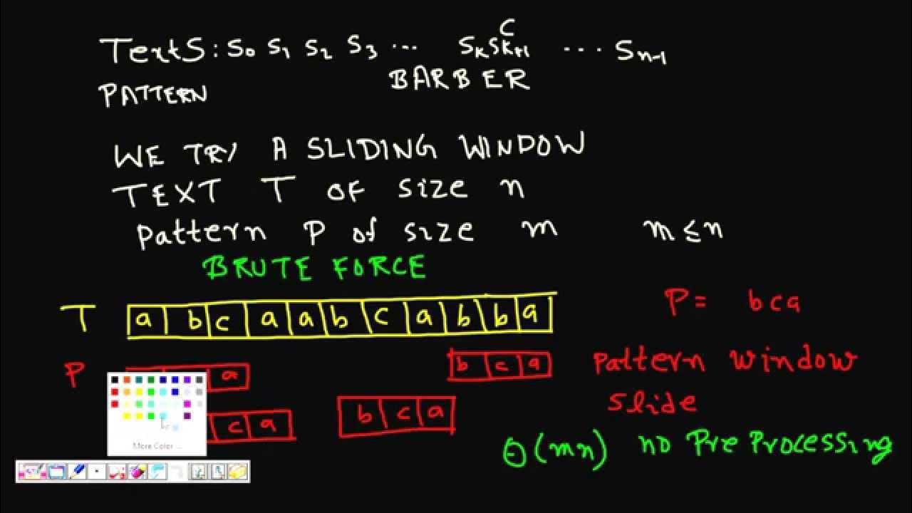 Programming Interview: String matching Boyer Moore's and Horspool ...